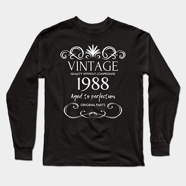 Vintage 1998 - Birthday Gift For Men Long Sleeve T-Shirt by Fluen